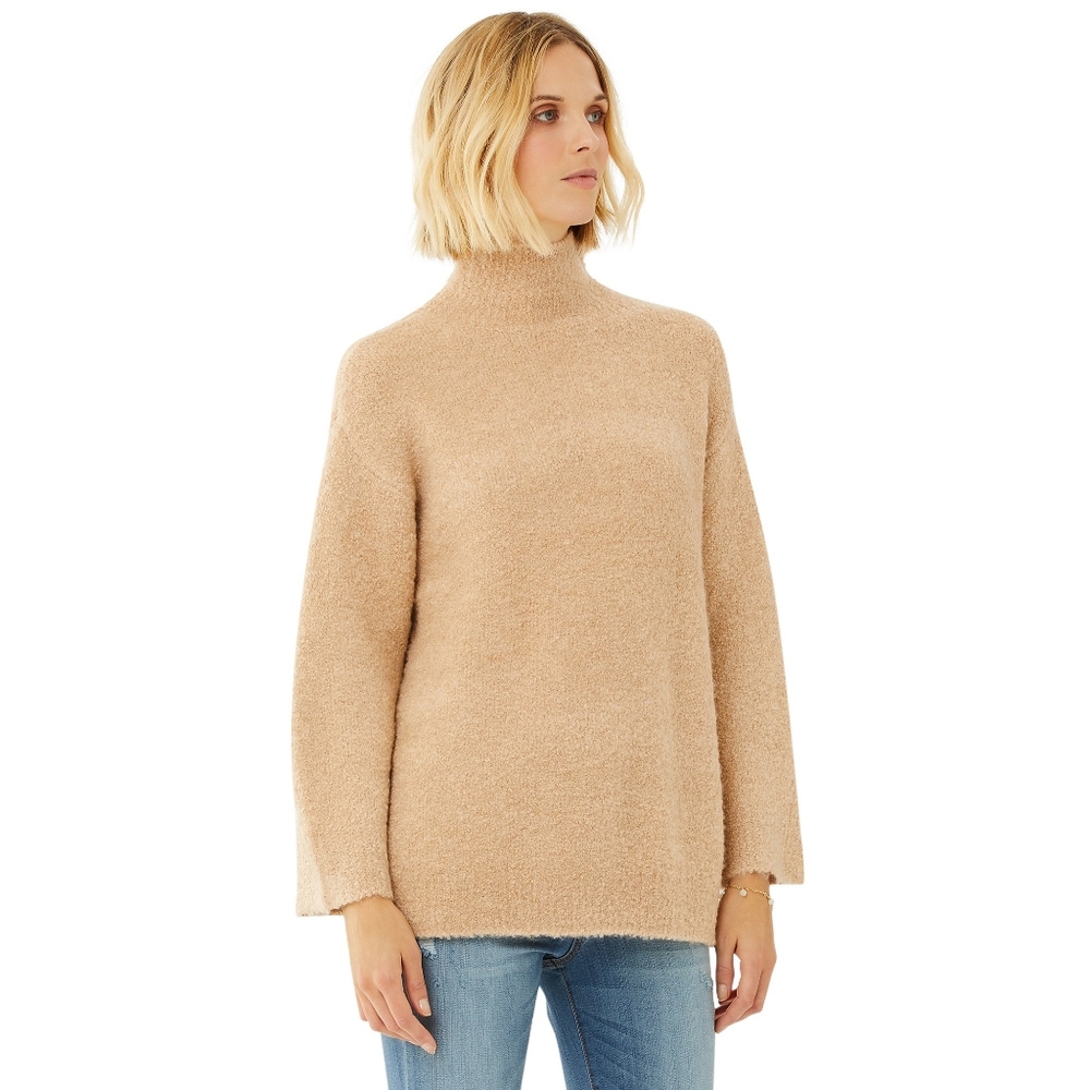 Scoop Women's Cozy Funnel Neck Tunic Sweater - Picture 2 of 13